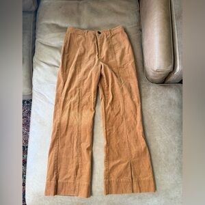 GB Orange Flare Corduroy Pants 100% Cotton 70s Hippie Women’s Size 11